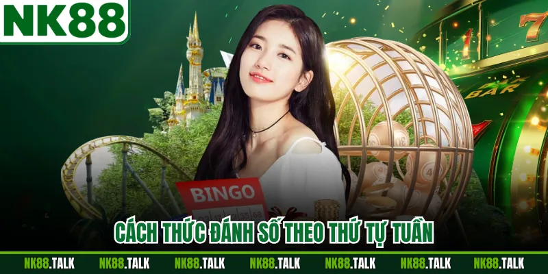 Cách thức đánh số theo thứ tự tuần