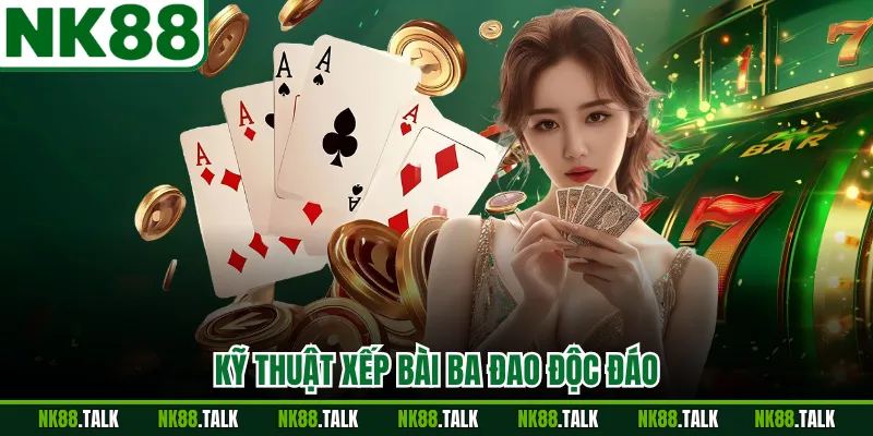 Kỹ thuật xếp bài ba đao độc đáo